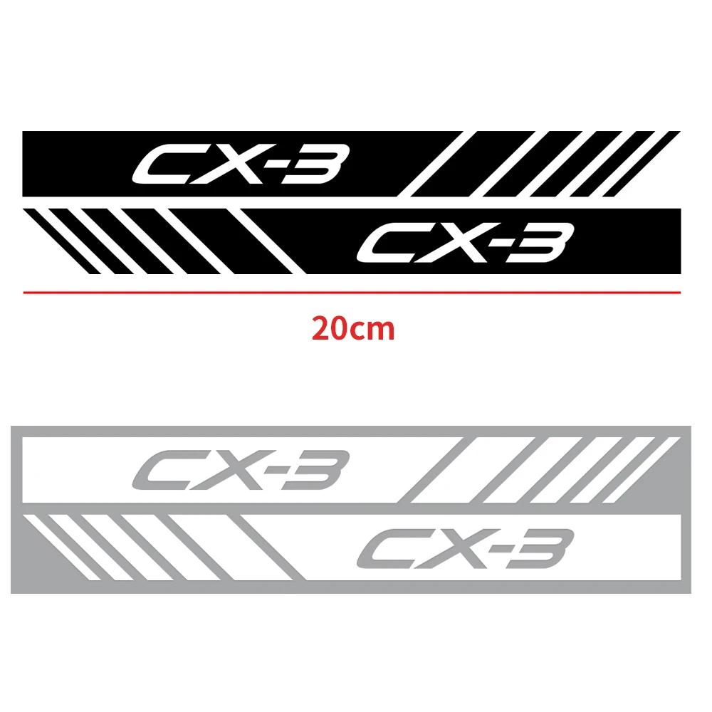 Car Mirror Decoration Stickers Body Trunk Car Emblem Decal Decoration For Mazda 3 4 5 6 Axela Atenza CX-3 CX-5 CX-8 RX8 RX3 MX5 b55