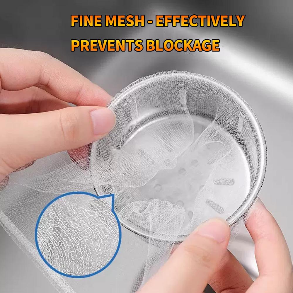 100/30PCS - Disposable Kitchen Sink Filter Mesh Bag, Waterproof Bag, Household Sink Floor Drain Mesh Bag