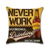 Retro Beer Cushion Cover Beer Throw Pillow Case Cover Cojines Decorativos Para Sofa Housse De Coussin Kussenhoes Funda Cojin