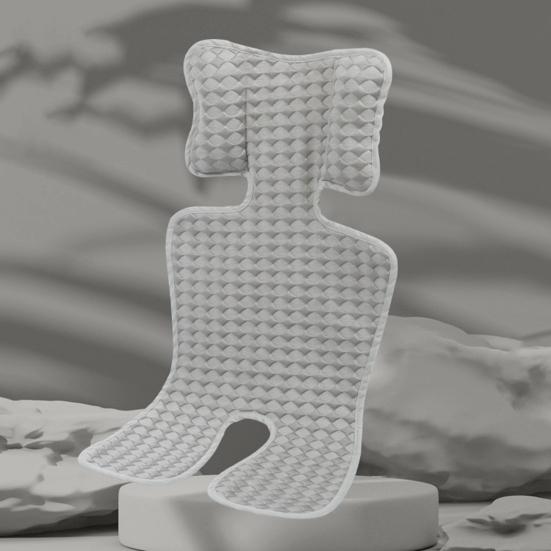 Pernuță scaun pentru cărucior Protecția capului Design confortabil Respirabil Absorbant Gheață Mătase Mașină pentru copii