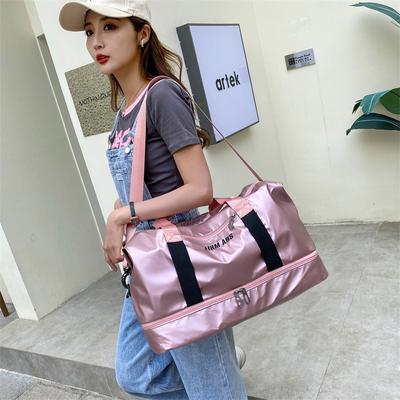 New Large Capacity Gym Bag Korean Version of Portable Long-distance Short Travel Bag Dry and Wet Separation Luggage Bag