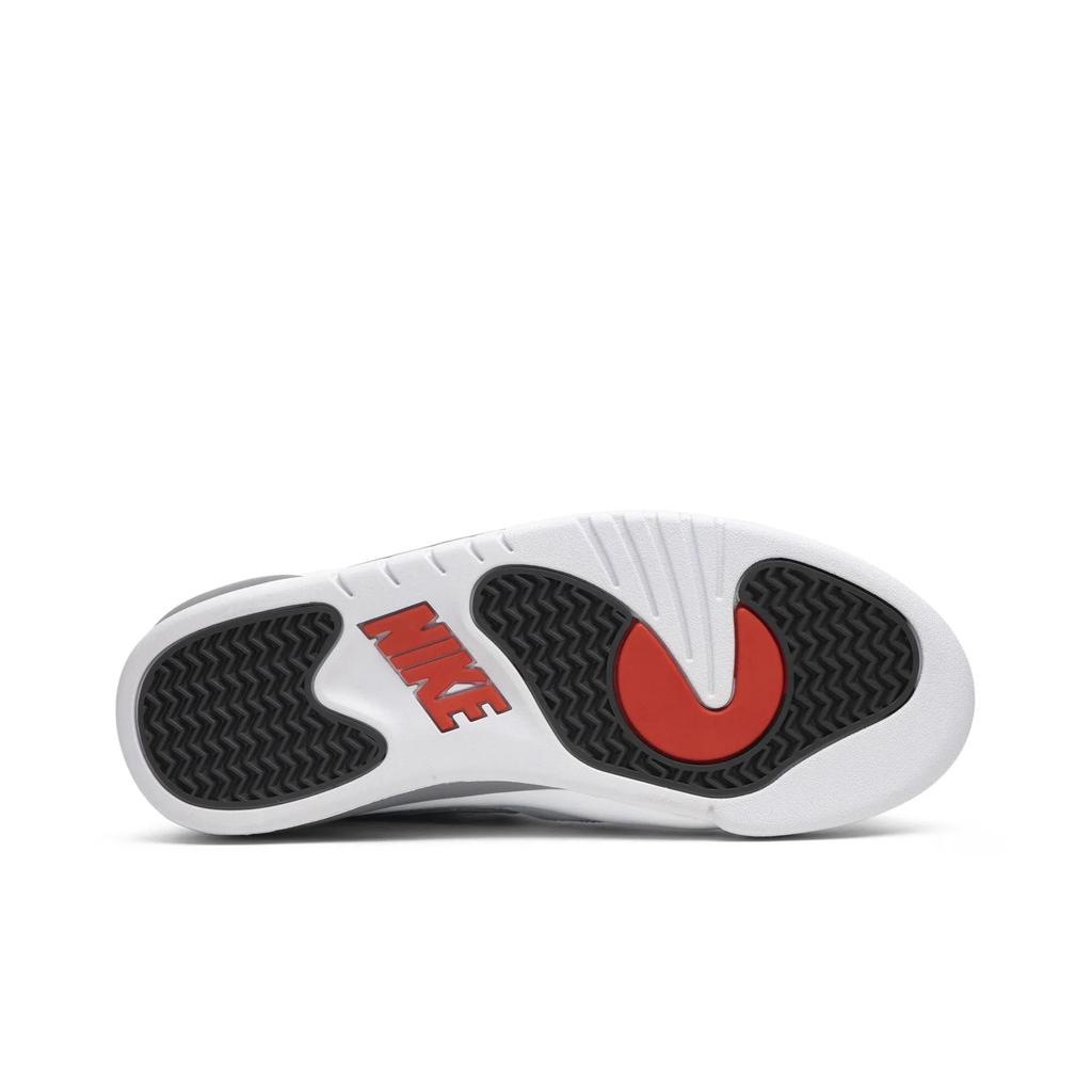 Nike Air Pressure 2016 'David Robinson' (Unisex) White / Cement Grey-Varsity Red Basketball Shoes 831279 100