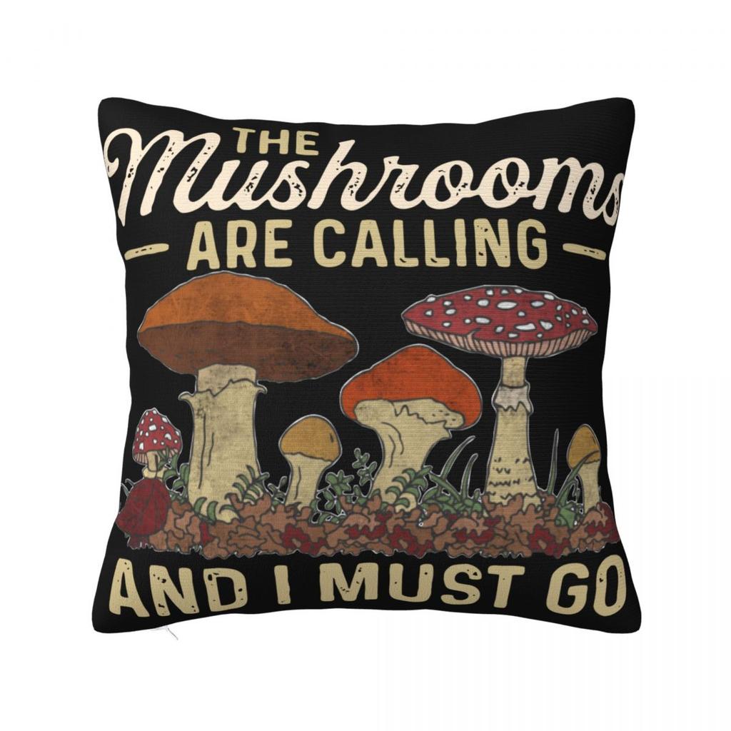 Cottagecore Aesthetic Frog Goblincore Grugne Fairycore Mushroom Pillow Covers Home Cushion Cover Cool Throw Pillow Case 4040