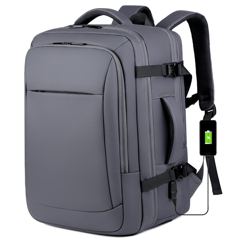 

TS JYL laptop bag,Business Backpack Wet Dry Separation Travel Laptop Bag Width 32, height 46, thickness 18, expanded by 5cm сірий