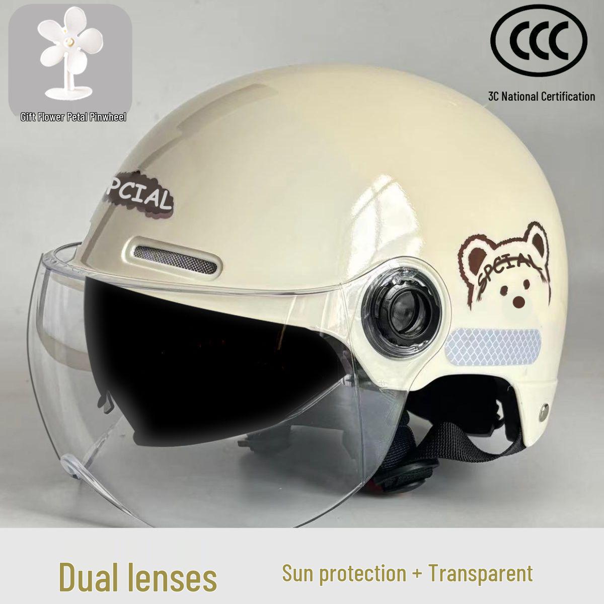 

3C National Standard Lightweight All-Season Electric Vehicle Helmet with Sun Protection