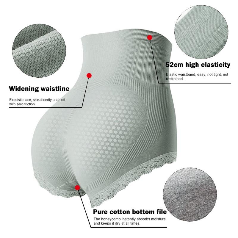 1Pc Women Seamless High Waist Butt Lifting Briefs Slimming Abdominal Underwear Large Crotch Warm Panties