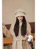 Women's Korean-Style Plush Octagonal Painter Hat - British Fashion, Autumn/Winter, Trendy Newsboy Cap