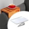 Sofa Tray Armrest Table Couch Arm for Eating Remote Control Drinks
