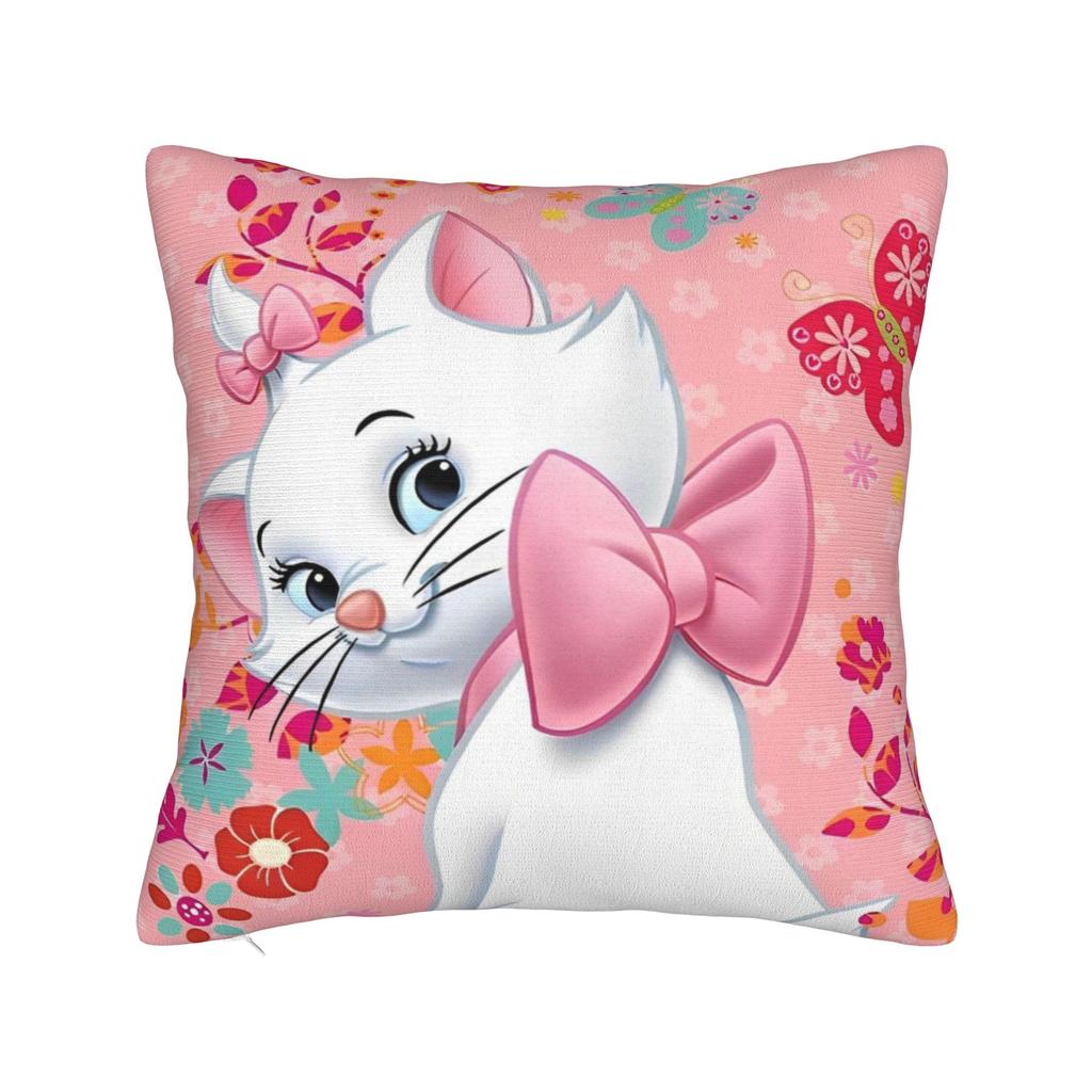 Marie Katze Cartoon Kissenbezug Polyester Kissenbezug Dekorativ Kissenhülle Zuhause Dropshipping 45*45cm