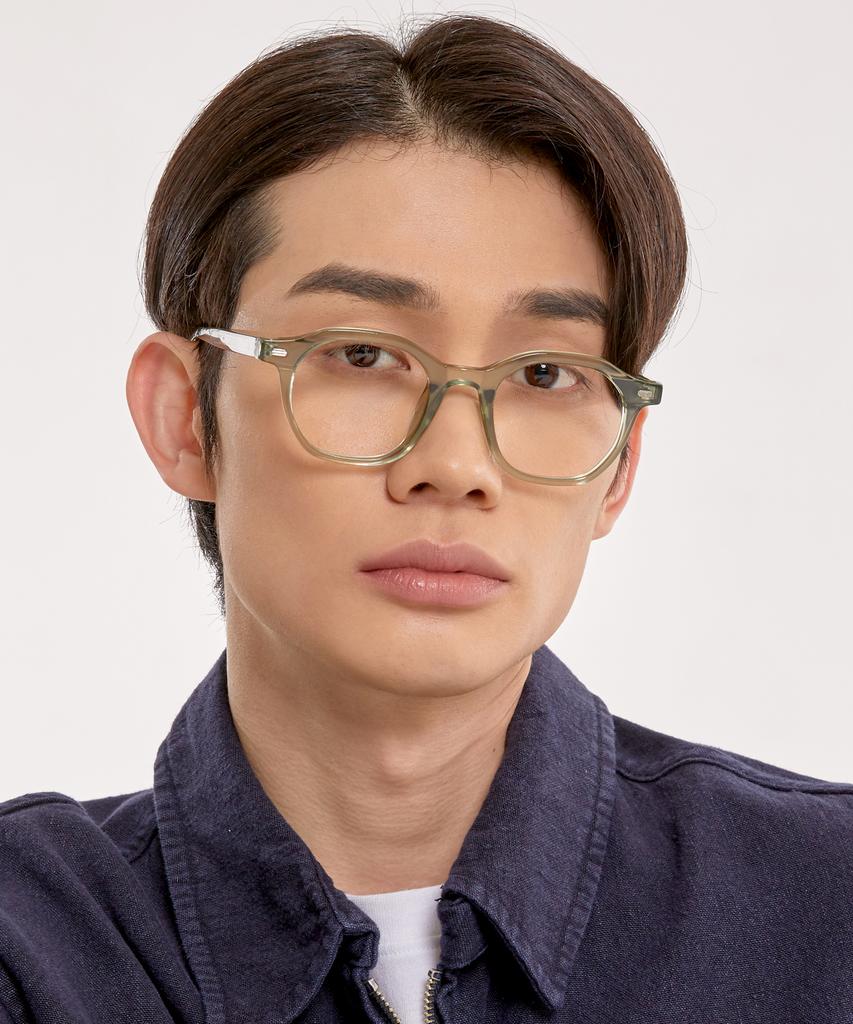 Eseubika Bert2-C03 Blue Light Horn-Rimmed Glasses