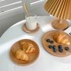 Creative Wooden Wooden Plate Tray Large Capacity Japanese Style Coffee Tea Tray Portable Food Storage Trays Coffee Table