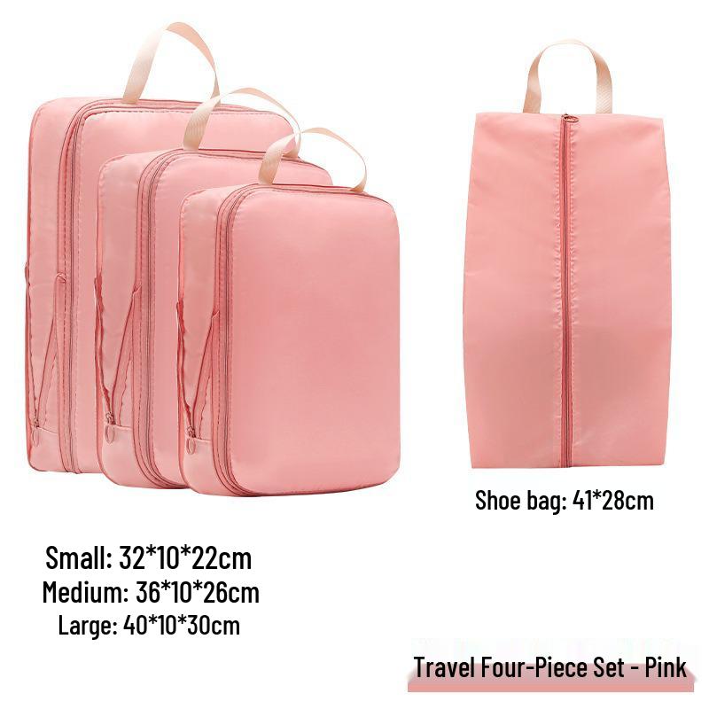 Portable Travel Clothes Compression Organizer Bag