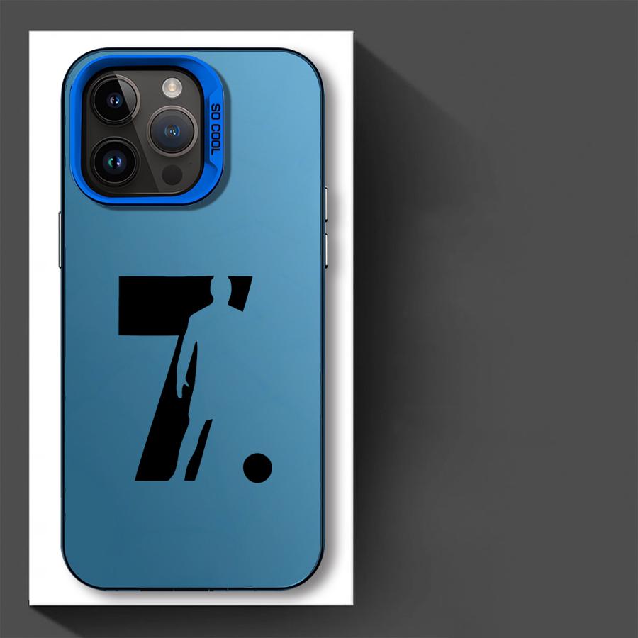 Cartoon Football Number 7 10 Phone Cover Case for iPhone 17 Pro Max 16 11 14 Plus Air 15 12 Pro 13