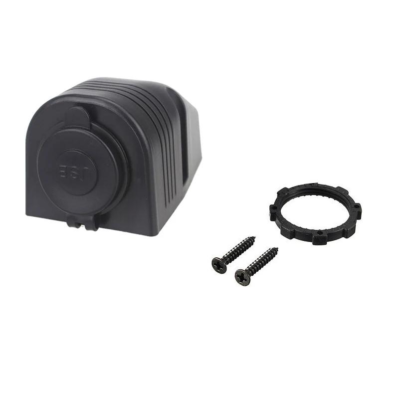 Waterproof Dual USB 3.1A Voltmeter Car Charger Dustproof with Tent Base for Car Truck Motorcycle Boat ATV Accessories