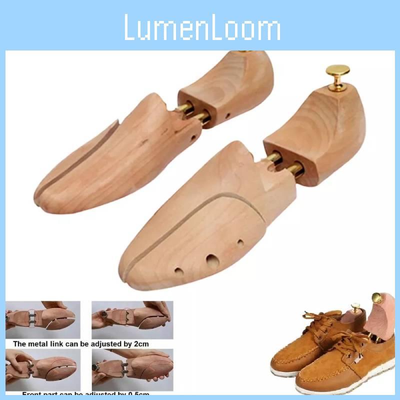 Classic Wooden Shoe Shaper With Spring Function Ideal For Leather Shoes Of Various Sizes