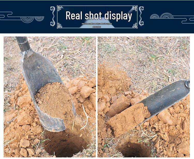 Luoyang Shovel Set: Archaeological and Fertilizing Probe with Manganese Steel Rod and Counterweight Accessories.