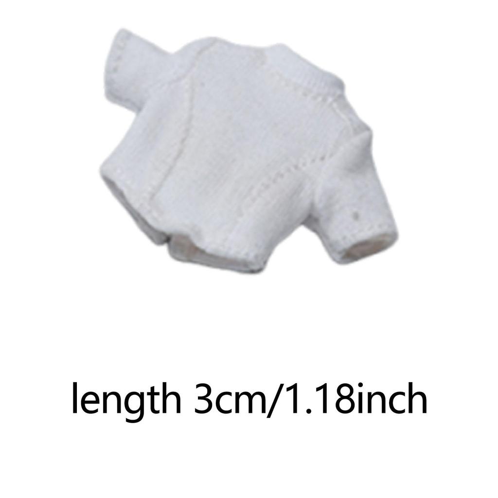 Dress Up Doll Costume Miniature Clothing Easy Wear Accessories for 1/12 Female Action Figure Collection