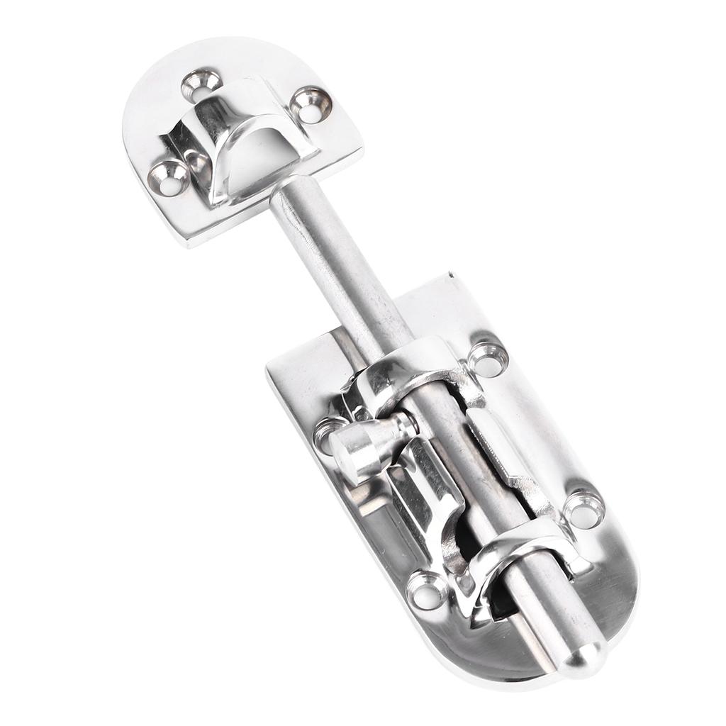 Door Latch Lock 110x38mm 316 Stainless Steel High Accuracy Electrolytic Polishing Process Sliding Bolt Lock