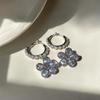 Silver Needle Zirconia Flower Stud Earrings: Elegant, Personalized, and Versatile Light Luxury Fashion Accessories