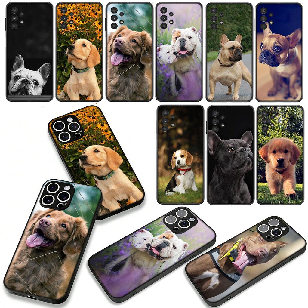 Bulldog Dog Phone Cover Case for Xiaomi Redmi Note 14 12 13 ProPlus A4 A3 Pro Plus 12C 13C 14C 5G Casing