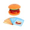 DIY Pretend Play Toy Simulation Hamburger Sandwich Shape Color Pairing Food Classic Play House Early Education For Children