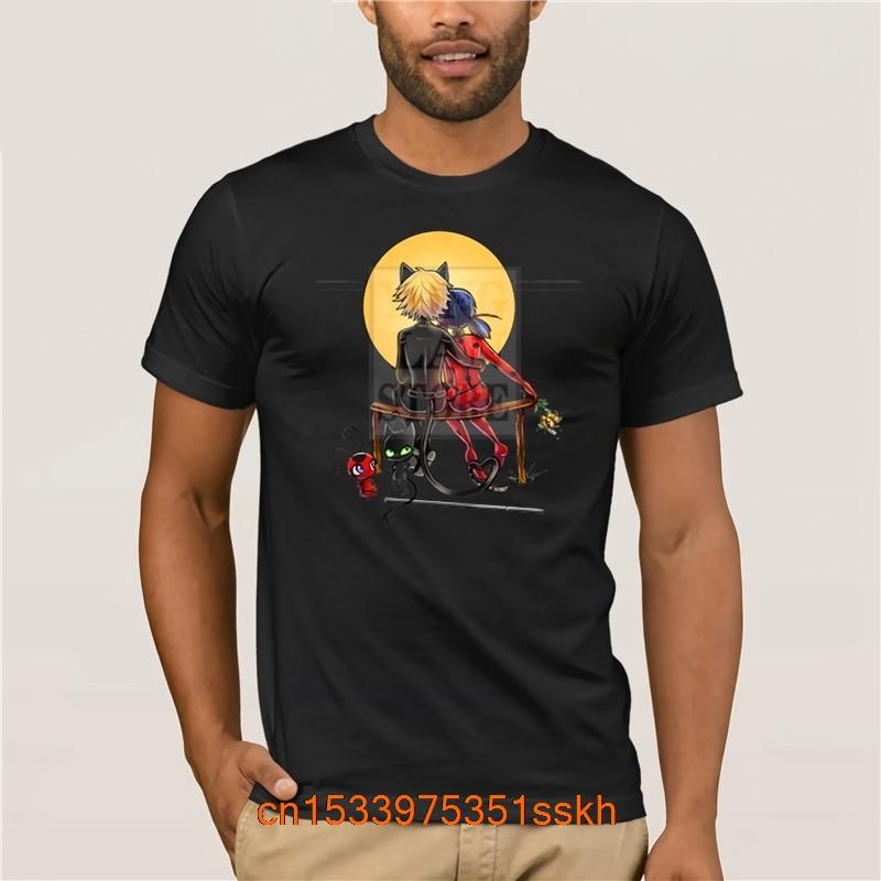 2024 Summer Fashion Printed Mens Tshirt 100 Cotton Ladybug Rockwell   Trendy Creative Graphic Tshirt Top