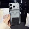 Applicable To iPhone17ProMax Glitter Card Bag, Mobile Phone Case, Apple 16Pro Bracket 15 Anti-drop Protective Case.