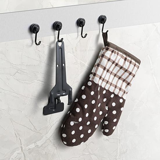 Magnets Hook Rotatable Punch Free Reusable Removable Kitchen 8Kg Pull Refrigerator Magnetic Hanging Hook for Daily Use