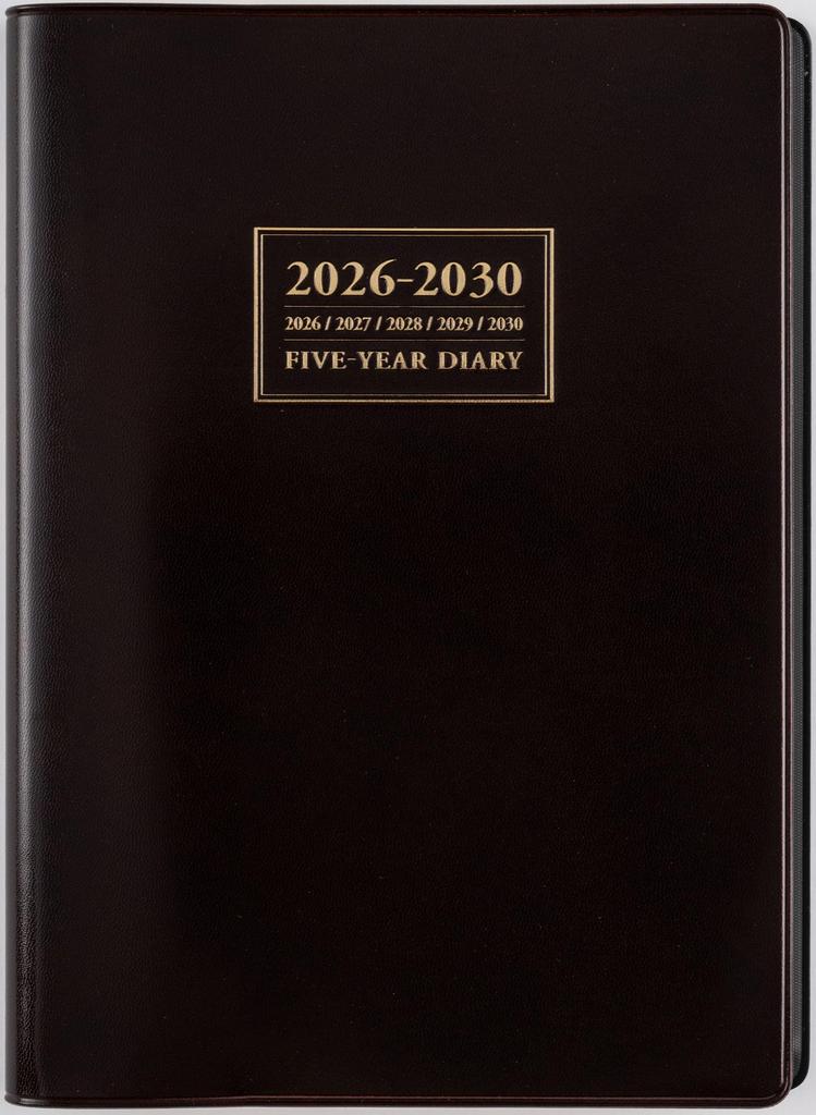 Takahashi 2026 A5 Desk 61 January 5-Year Journal, Brown, No. (Starts 2026)
