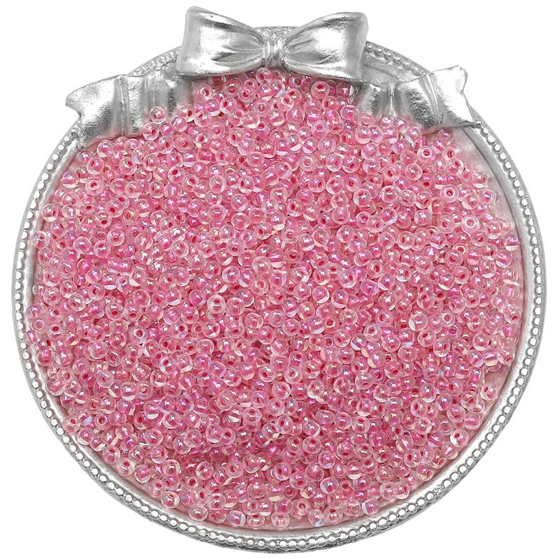 450G High Quality Glass Seed Beads Illusionary Pearl Light Dyeing Core Beads for Earring Bracelet DIY Jewelry Craft Accessoreis Making