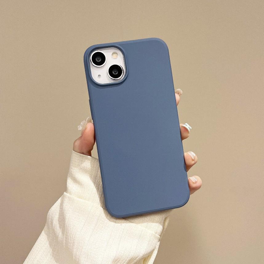Apple 15 Pro Max Magnetic Animated Silicone Phone Case, Solid Color Skin-Feel, Frosted Protective Cover
