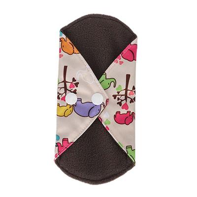 Hudvänlig Tyg Mensskydd Återanvändbar Sanitetsskyddsdyna av Bambukol 18 x 18cm(N5 )