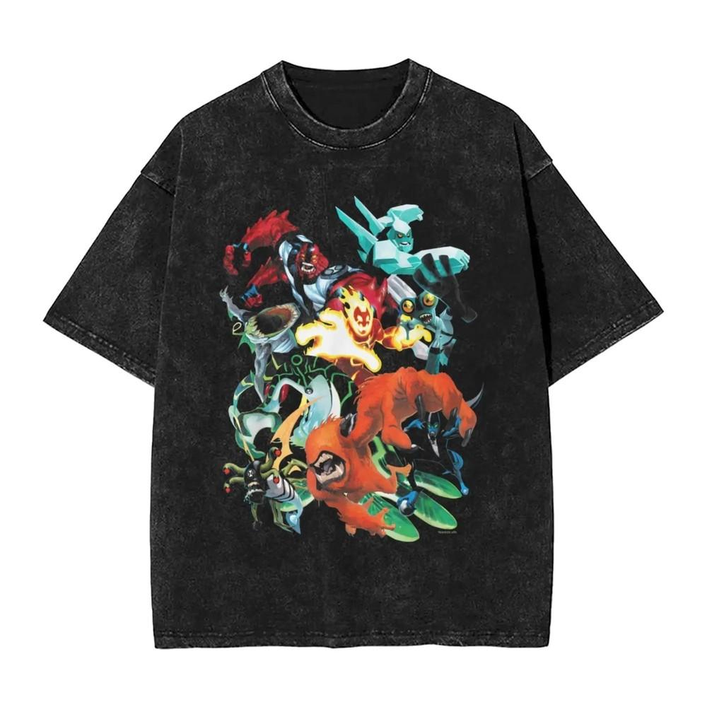 Ben Cotton TShirt Graphic Print Ben Ten Alien Cotton Tee