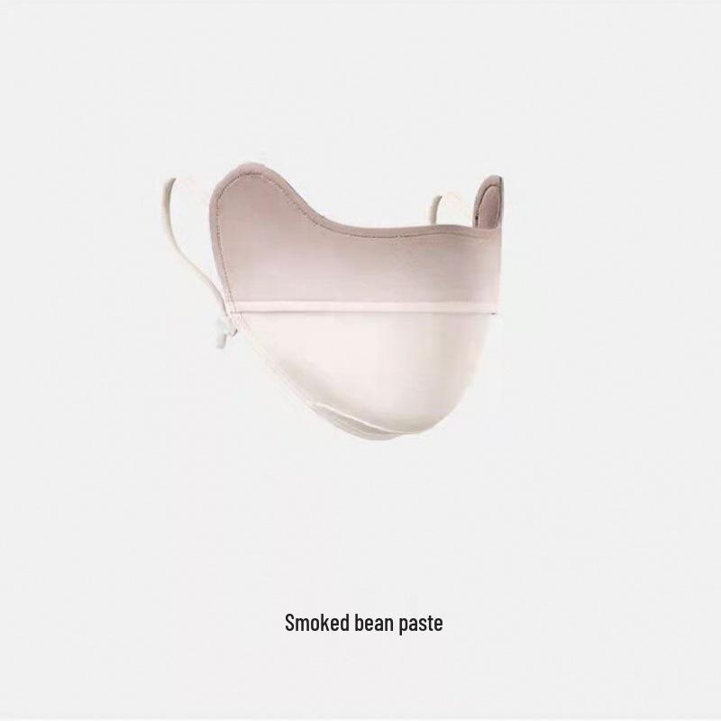 Women's UV Protection Ice Silk Face Mask - Summer Gradient Shade for a Slimmer Look