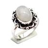 Moonstone Ethnic Handmade Ring Jewelry US Size-7 R 5584