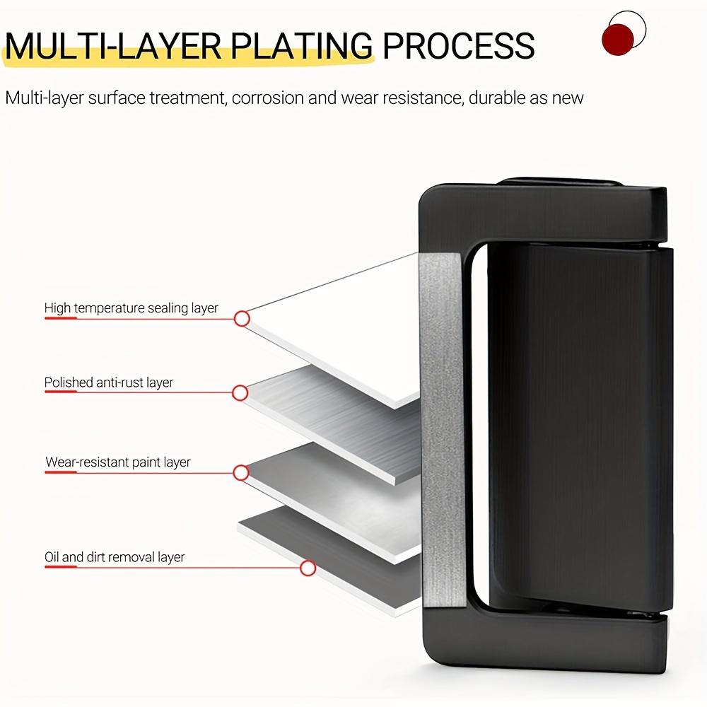 8 Pcs Drawer Pulls Black Concealed Furniture Handle Cabinet Door Pull Handle with Screw Suitable for Kitchen Living Room Bedroom