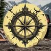 Vintage Compass Nautical Steering Wheel Spare Tire Cover Waterproof Polyester Protector