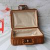 Vintage Rattan Woven Cosmetic & Souvenir Storage Basket Handbag
