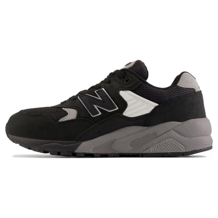Кроссовки унисекс New Balance 580 Black Shadow Grey серебристо-металлик MT580MDB 42.5