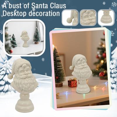Claus Bust Christmas Table Decoration