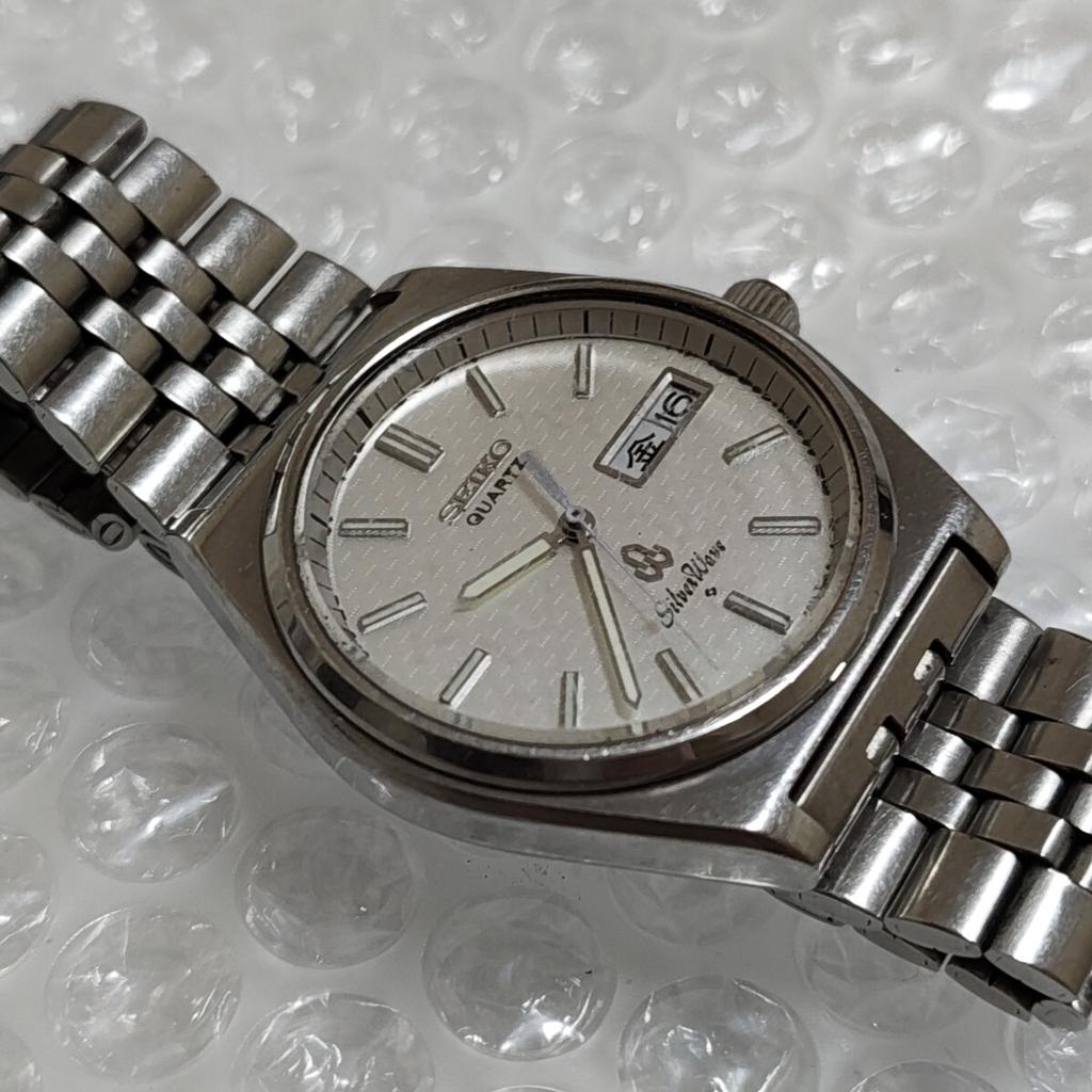 SEIKO SilverWave Quartz Watch Management K26S moving [Working Condition] 8229-700A