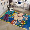 Rugrats, Babies, Adventure Office Carpet Soft Polyester Entrance Carpet Washable Non slip Machine Wa