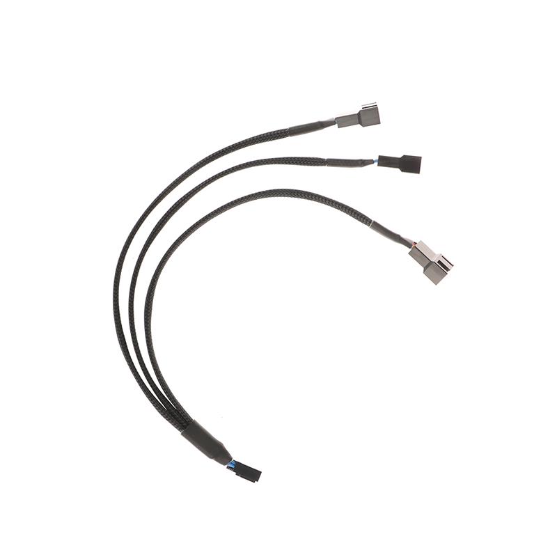 

ПК адаптер вентилятор 4Pin Pwm удлинитель кабель 4Pin на 3 пути Y-разветвитель кабель