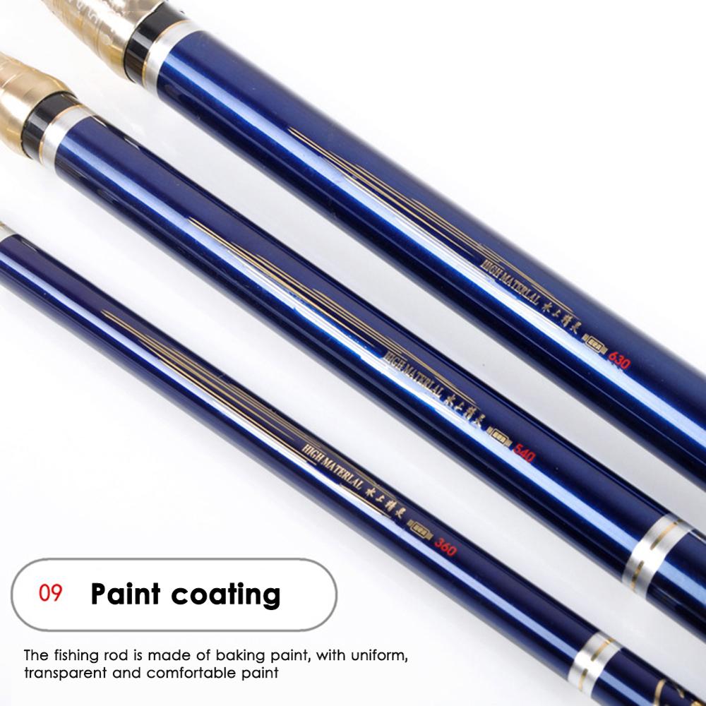 Nastavitelná délka polohování Rybářský prut 3,6M-7,2M Teleskopický Ultra-krátký Karbonový Rybářský Spinningový Ultra lehký Tvrdý Potokový Prut