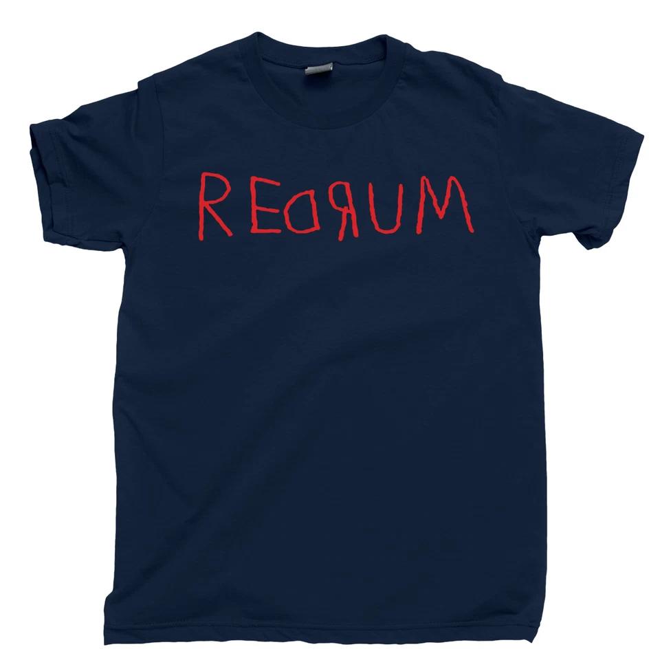 REDRUM Letter Graphic T Shirt Tee Women Men Cotton Summer Oversize Vintage Streetwear Casual Oversized Breathable comfortable