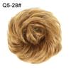 Women Hair Bun Ponytail Extension Wavy Curly Messy Chignon Hairpiece Scrunchie