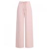 Shop   Women Ribbon Waistband Cool Ice Wide Pants Pink Pic Wpt 20649