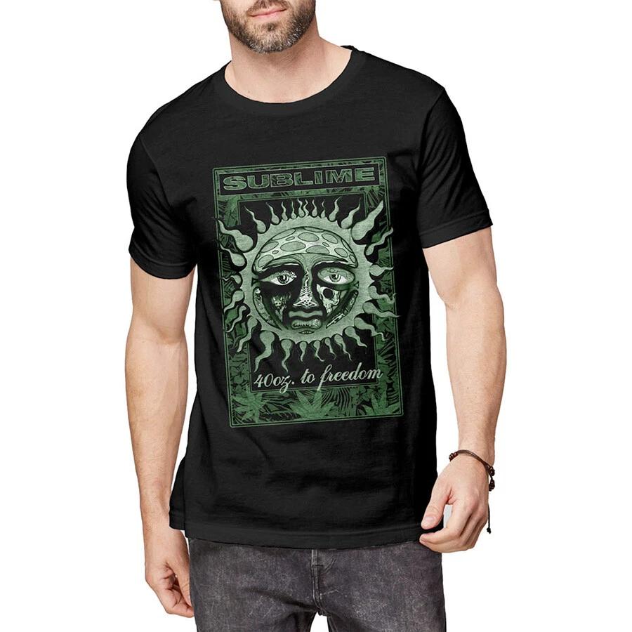 Sublime - Green 40 Oz- Black t-shirt S