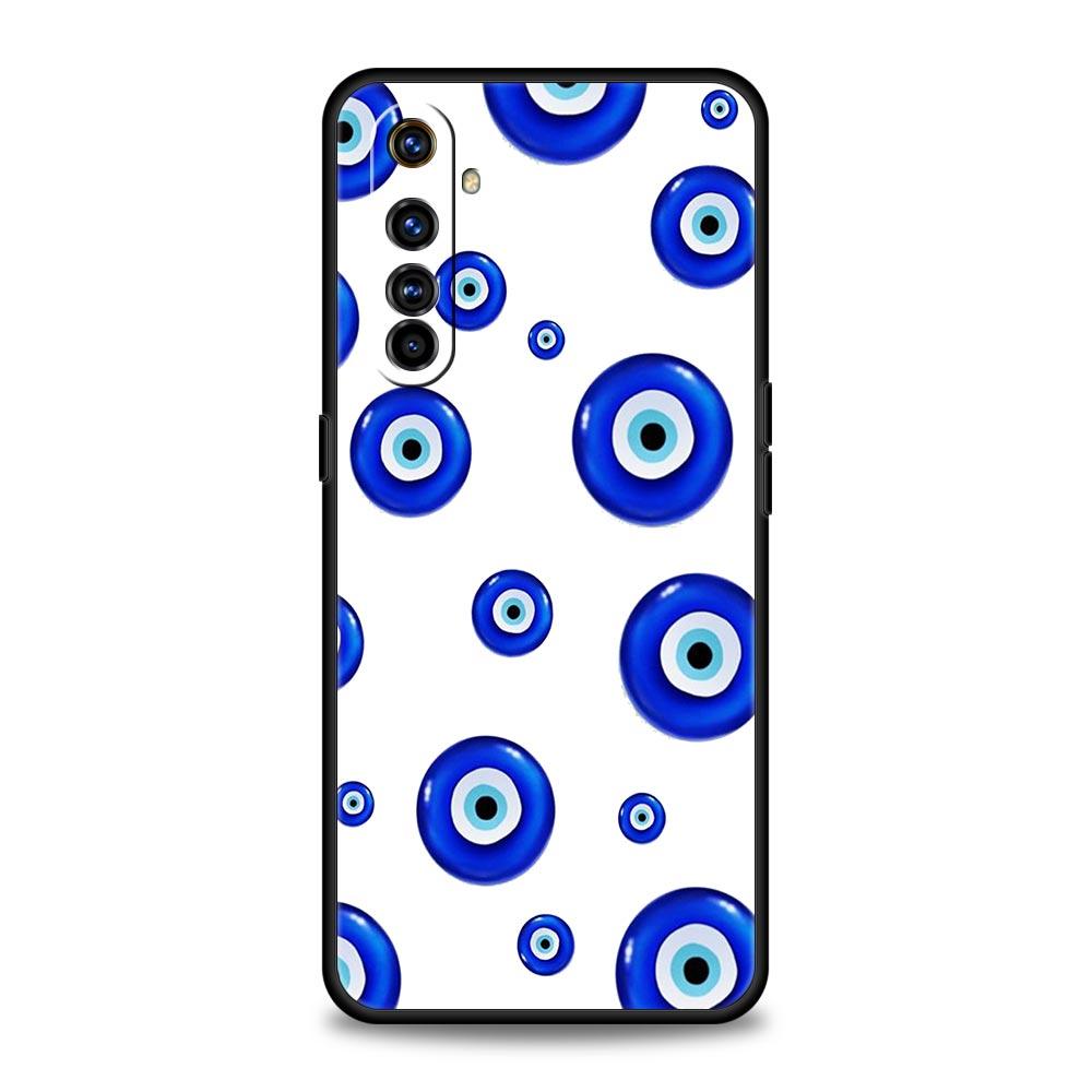 

Blue Eye Art Phone Case For Realme 12 11 10 9 8 5G 7 6 GT5 GT3 GT2 Pro Plus C21 C11 C25 C35 GT Neo 2 3 3T 5 Soft Cover GT Neo2 (3T)