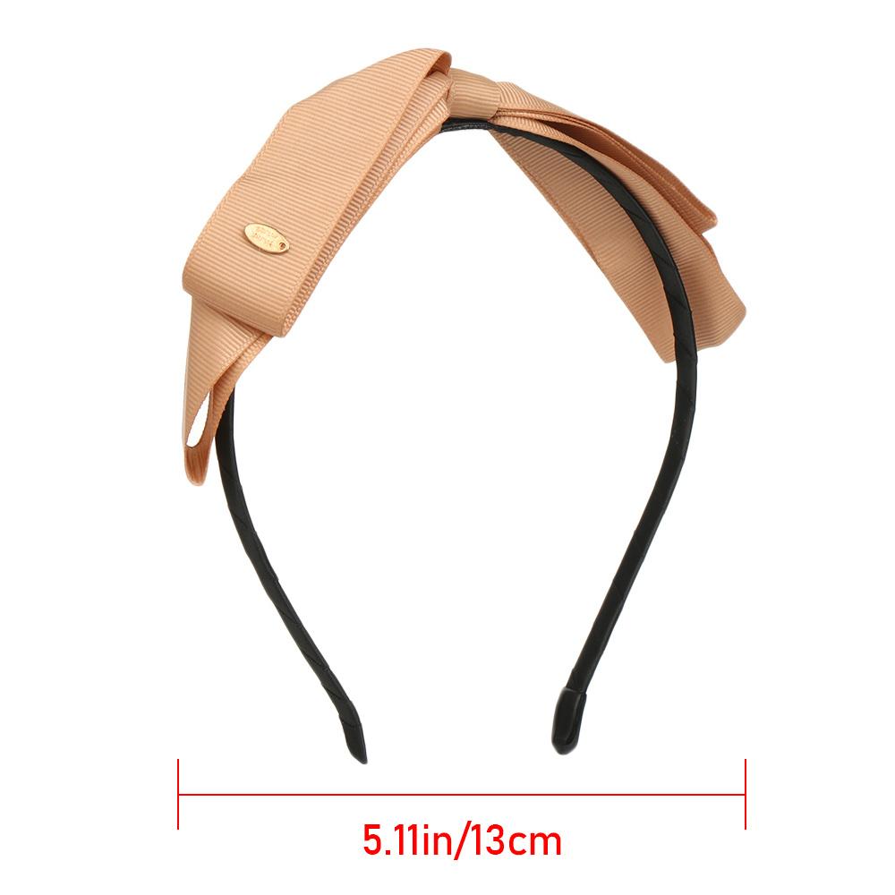 Accesorios para el cabello Dulce Vintage Lazo Bisel Adorno para la cabeza Diadema ancha Diadema Lazo Bandas para el cabello